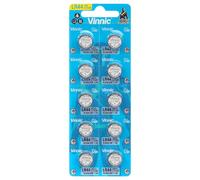 Vinnic Pile bouton LR44 - Lot de 10