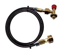 Gomet Campingaz 901,904,907 - Adaptateur de bouteille pour bouteille de gaz butane/remplissage, connecteurs avec tuyau de manchette de 8 mm (5 mètres)