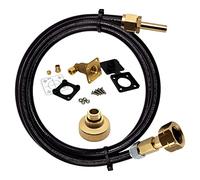 Gomet LPG GPL Kit de recharge de bouteille de gaz européen avec adaptateur GPL ACME DISH EURONOZZLE Baïonnette et valve anti-retour