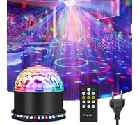 Gomifie Boule Disco 51 LEDs Boule à Facette avec 7 Effets d'éclairage