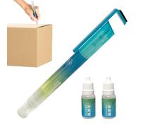 Gomme à papier thermique pour la protection de la vie privée, double pointe pour papier thermique, séchage rapide, liquide correcteur blanc, pour documents, colis, reçus, factures, étiquettes et