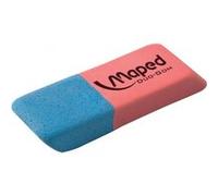 Gomme caoutchouc naturel Maped - Gomme Duo-Gom format large bords biseautés G