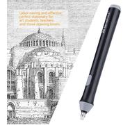 Gomme crayon électrique - Tenwin - HB014 - 22 recharges - Noir - Compacte et pratique