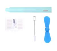 Gomme Électrique Portable pour Dessin, Lot 15x1,7x1,7cm en plastique | Accessoires de Remplacement, Tête Ventilée et Tige Mélangeuse, pour Croquis, Papier à Dessin, Bureau Couleur Aléatoire