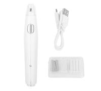 Gomme Électrique USB Rechargeable avec 16 Recharges de Remplacement (Blanc)