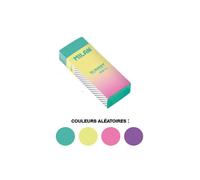 Gomme en plastique couleurs pastels Milan
