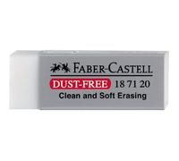 FABER-CASTELL Gomme en plastique DUST-FREE, blanc