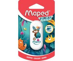 Gomme plastique JUNGLE fever, blister, blanc