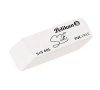 Gomme plastique S+S 40L, blanc