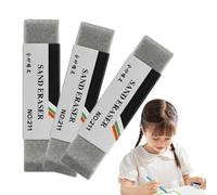 Gomme Pour Encre Sur Papier | 3 Pièces Réutilisables Effaceurs Stylo Couleurs,Matériel Anti-Tâches Non Abrasif pour Préparation aux Examens de Calligraphie et Dessin
