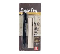 Gomme Rétractable,Gomme Porte-Mine Mécanique - Gomme Rétractable 3,8mm avec 5 Recharges pour École, Dessin, Écriture et Croquis