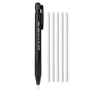 Gomme Rétractable,Gomme Porte-Mine Mécanique | Stylo Gomme Escamotable Pointe Fine 3,8 mm avec 5 Recharges pour Croquis et Travaux Graphiques Professionnels