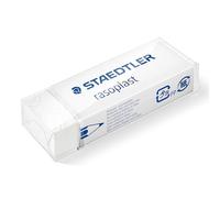 Gomme STAEDTLER Rasoplast 526 B - 20 pièces, avec manchon | Pour les enfants et l'école, ni latex, 65 x 23 x 13 mm - manchon coulissant - Réf. 526 B20