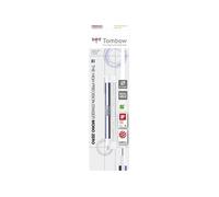Gomme stylo - Blanche - Pointe ronde - Recharge incluse -
