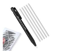 Gommes Rétractables - Gomme Porte-Mine Mécanique | Stylo Gomme Escamotable Pointe Fine 3,8 mm avec 5 Recharges pour Croquis et Travaux Graphiques Professionnels