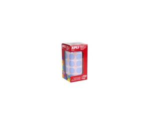 Gommette apli ronde 20mm coloris bleu clair rouleau 1770 unites