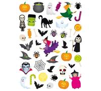 Gommettes D'halloween 88 Pièces - Megacrea Diy