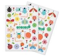 Gommettes Insectes 92 stickers 1 à 6,8cm papillon coccinelle escargot chenille MULTICOLORE G