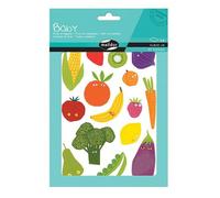 Gommettes - MAILDOR - Fruits et Légumes - 87 Autocollants - 14,8x21 cm - Pour Enfants 2-4 ans