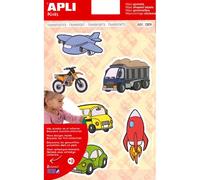 Gommettes Maxi - Véhicules X 24 - Apli Agipa