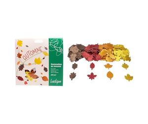 Gommettes mousse caoutchouc pailletée Automne 200
