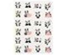 Gommettes Panda 48 stickers de 2 à 3,5cm panda coeur bambou fatigué heureux MULTICOLORE G