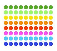 Gommettes Plastifiées - 80fois 2cm - Sticker/Autocollant