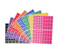 Gommettes - Rectangle - Plusieurs Tailles Et Couleurs - 1536 Stickers - Repositionnable - Cléopâtre