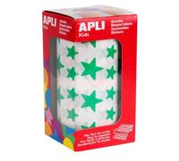 Rouleau de gommettes étoiles - Vert - 2360 pcs