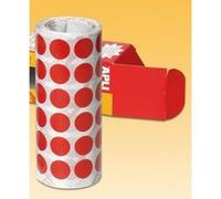 Gommettes rouleau - Rond Ø 15 mm - Rouge x 2 832 Rouge G