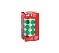 Gommettes Rouleau - Rond Ø 20mm - Vert Métallisé X 1 770 - Apli Agipa