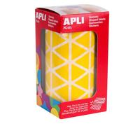 Gommettes Rouleau Triangle 20 Mm Jaune X 2 832 - Apli Agipa
