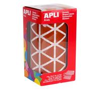 Gommettes Rouleau Triangle 20 Mm Marron X 2 832 - Apli Agipa