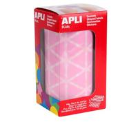 Gommettes Rouleau Triangle 20 Mm Rose X 2 832 - Apli Agipa