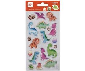 Gommettes - Stickers - Bébés dinosaures - 19 pièces - Apli Kids