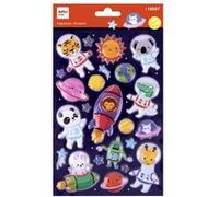 Gommettes - Stickers - Fête des animaux - 21 pièces - Apli Kids