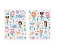 Gommettes sur le monde des sirènes - 178 pièces - de 0,4 à 7 cm Multicouleur G