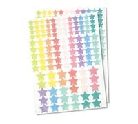Gommettes thème étoiles pastel 246 pièces stickers autocollants enfants scrapbooking