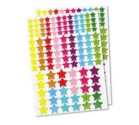 Gommettes thème étoiles vives 246 pièces stickers autocollants enfants scrapbooking