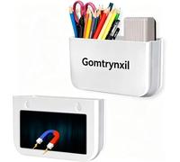 GomTrynxil 2 Pièces Porte-stylos Magnétiques Pliable, Pot Crayon Aimanté, Boîte de Rangement Magnétique, Porte Marqueur Magnétique pour Tableaux Blanc Réfrigérateur Maison et Bureau