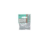 Gond piton crochet à visser acier rilsanisé 3,5x25 Blanc (lot de 6)