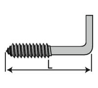 Gonds à vis à bois en acier - Diamètre 2,5mm - L 20mm - Boîte de 200 BRICOZOR