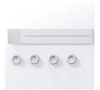 Goneo Power Track Blanche 50cm avec 4 Adaptateurs Type E - Rail Multiprise Modulaire