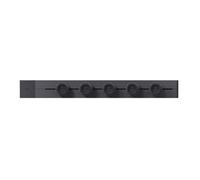 Goneo Power Track Noir 75cm avec 5 Adaptateurs Type E - Rail Multiprise Modulaire