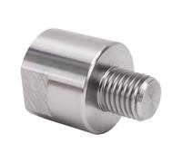 Gonetre Adaptateur de Broche de Poupée de Tour à Bois 1-1/4-8 Femelle à Filetage Mâle 1 en 8, avec Plaque Frontale en Acier pour Mandrin et Outils de Tournage du Bois