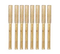Gonetre Affûteur de Scie électrique, 8 Têtes de Meulage en émeri plaqué Titane pour une Installation Facile et une efficacité élevée, avec une Bonne Dissipation Thermique, pour le (3 * 4.8mm)