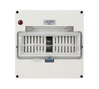 Gonetre Boîte de Distribution D'énergie, Boîtier de Disjoncteur Extérieur à 8 Voies avec étanchéité IP66, pour Système électrique Intérieur de Station de Charge EV à Panneau Solaire