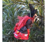 Gonetre Figurine de Sorcière d'horreur à Suspendre pour Halloween, Couleur Aléatoire, Décoration de Fête Effrayante, Pendentif, Ornements pour Fête d'halloween, Jardin, Vacances, (comme indiqué)