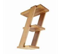 Gonetre Nosqew Support pour Plantes en Bambou, étagère à 3 Niveaux pour Plantes en Pot avec Design Robuste et, décoration intérieure pour Chambre à Coucher, Salle d'étude