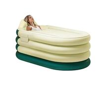 gonflable - autoportante en PVC, b́aignoire de trempage portable pour adulte, seau à vapeur pour bain de glace | Piscine gonflable antidérapante, corps complet, détente avec pompe